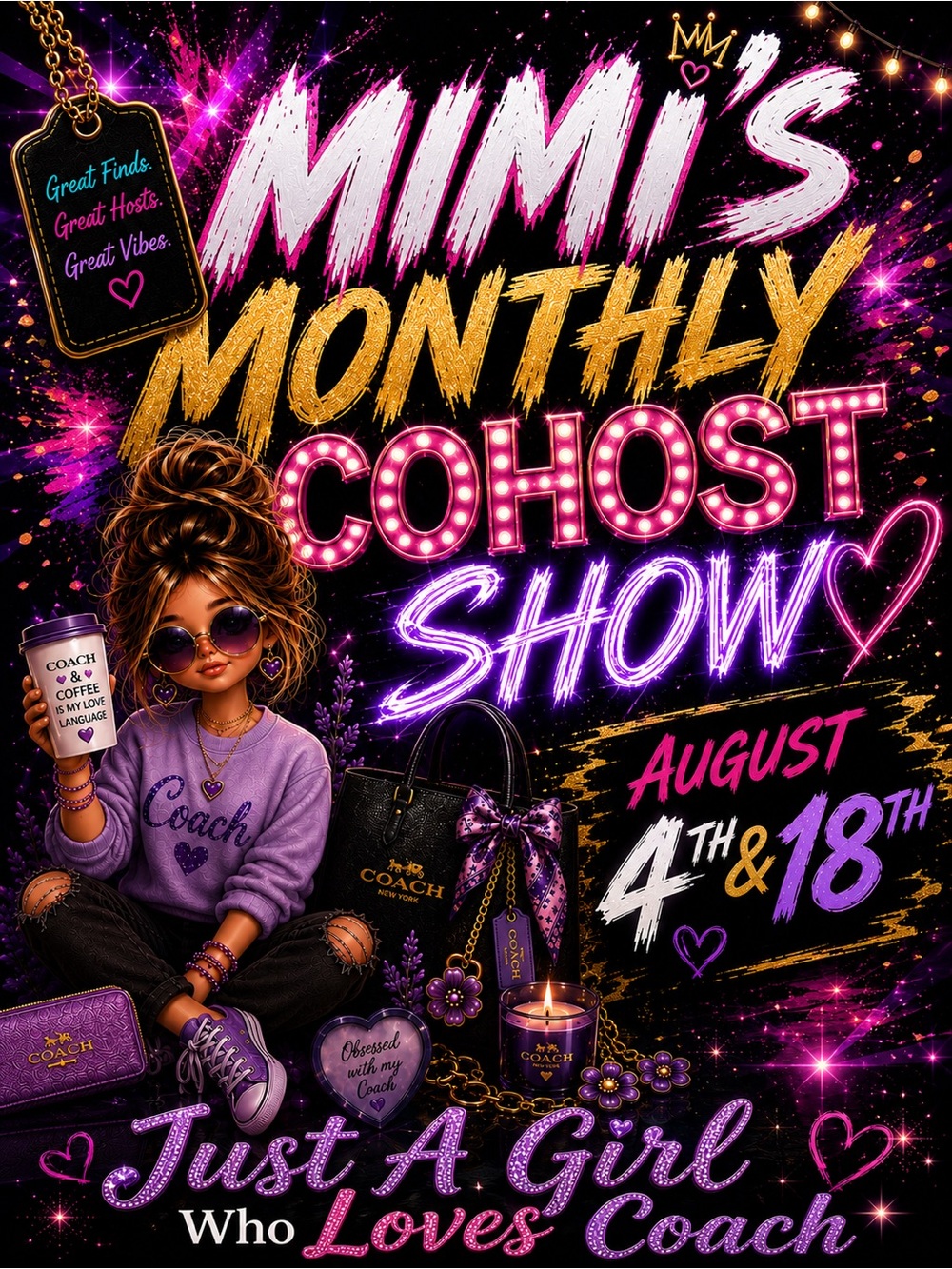 Mimi’s August Cohost shows